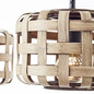 Preview: Brilliant Woodline Pendelleuchte, 3-flammig E27 Natur Schwarz FSC 99810/09