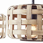Preview: Brilliant Woodline Pendelleuchte, 3-flammig E27 Natur Schwarz FSC 99810/09
