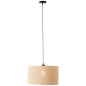 Preview: Brilliant Aniela Pendelleuchte, 1-flammig E27 Schwarz Natur Made in Europe 99822/76