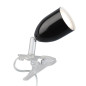 Preview: Brilliant Leo LED Klemmleuchte GU10 3W Warmweiß Schwarz G24801A06