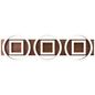 Preview: Brilliant Maureen LED Deckenleuchte 67x20cm 36W Warmweiß Holz Dunkel Schwarz Matt G80112/76