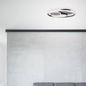 Preview: Brilliant Runda LED Deckenleuchte 50cm 50W Tageslichtweiß Dunkelgrau Matt Nachtlicht G99371/22