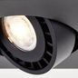 Preview: Brilliant Doro LED Deckenleuchte, 2-flammig GU10 4,5W/4,5W Warmweiß Sand Schwarz G99721/76