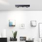 Preview: Brilliant Doro LED Deckenleuchte, 3-flammig GU10 4,5W/4,5W Warmweiß Sand Schwarz G99722/76