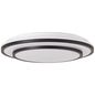 Preview: Brilliant Luciano LED Deckenleuchte 39cm 24W Schwarz Weiß Nachtlicht, Timer G99777/76
