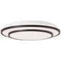 Preview: Brilliant Luciano LED Deckenleuchte 39cm 24W Schwarz Weiß Nachtlicht, Timer G99777/76