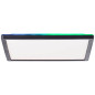 Preview: Brilliant Saltery LED Deckenaufbau-Paneel 30x30cm 20W Weiß Schwarz Nachtlicht, Timer G99780/76