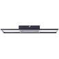 Preview: Brilliant Besson LED Deckenleuchte 55x16cm 24W Warmweiß Schwarz G99896A06