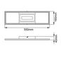 Preview: Brilliant Besson LED Deckenleuchte 55x16cm 24W Warmweiß Schwarz G99896A06