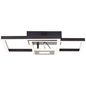 Preview: Brilliant Bray LED Deckenleuchte 40x40cm 22W Warmweiß Schwarz G99903A06