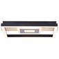 Preview: Brilliant Baldo LED Deckenleuchte 30x28cm 24W Warmweiß Schwarz Holz G99913A76