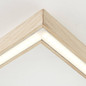 Preview: Brilliant Delgrosso LED Deckenleuchte 83x38cm 24W Warmweiß Eiche Geölt Made in Europe, FSC G99431/35