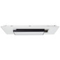 Preview: Brilliant Hutson LED Deckenleuchte 80x50cm 60W Tageslichtweiß Weiß Schwarz Memory Funktion, Nachtlicht G99588/75