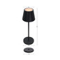 Preview: CMD LED Akku-Tischleuchte 2W steuerbare Lichtfarbe IP44 Schwarz CMD-9078