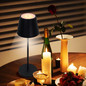Preview: CMD LED Akku-Tischleuchte 2W steuerbare Lichtfarbe IP44 Schwarz CMD-9078