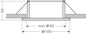 Preview: Deko-Light Deckeneinbauring, Enif, Signalweiß, 12V, GU5.3 MR16, max. 35W 110007