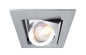 Preview: Deko-Light Deckeneinbauring, Kardan I, silber, 12V, GU5.3 MR16, max. 50W 110100