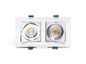 Preview: Deko-Light Deckeneinbauring, Kardan II, silber, 12V, GU5.3 MR16, 2x max. 50W 110101