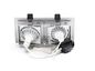 Preview: Deko-Light Deckeneinbauring, Kardan II, silber, 12V, GU5.3 MR16, 2x max. 50W 110101