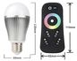 Preview: Deko-Light Leuchtmittel, LED E27 RF RGBW mit Fernbedienung, RGB + Warmweiß, E27 180136