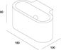 Preview: Deko-Light Wandaufbauleuchte Atria, G9, 25W, Beton, grau 341176