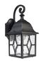 Preview: Deko-Light Wandaufbauleuchte Sargas, E27, max. 60W, Alu, Schwarz, IP23 341245