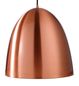 Preview: Deko-Light Pendelleuchte Bell, E27, max. 40W, Metall, kupferfarben 342052