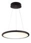 Preview: Deko-Light Pendelleuchte LED Panel transparent rund, Warmweiß, Alu, Schwarz 342089