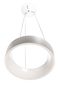 Preview: Deko-Light Pendelleuchte Sculptoris 45, Neutralweiß, Aluminium, Signalweiß, matt 342123