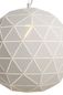 Preview: Deko-Light Pendelleuchte Asterope rund 400, E27, max. 40W, Metall, weiß, matt 342130