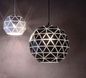 Preview: Deko-Light Pendelleuchte Asterope rund 500, E27, 3x max. 40W, Metall, schwarz, matt 342134