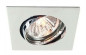Preview: Deko-Light Deckeneinbauring, silber, Chrom, 12V, GU5.3 MR16, max. 50W 449211