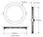 Preview: Deko-Light Deckeneinbauleuchte LED Panel 8, Signalweiß, Warmweiß, 115°, 17-18V DC, 350mA 565082