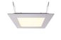 Preview: Deko-Light Deckeneinbauleuchte LED Panel Square 15, Perlhellgrau RAL 9022, Warmweiß, 110°, 36-37V DC, 350mA 565157