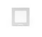 Preview: Deko-Light Deckeneinbauleuchte LED Panel Square 15, Perlhellgrau RAL 9022, Neutralweiß, 110°, 36-37V DC, 350mA 565159