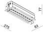 Preview: Deko-Light Deckeneinbauleuchte Ceti 10Adjust, weiß, matt, Warmweiß, 45°, 28-29V DC, 700mA 565257