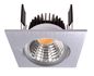 Preview: Deko-Light Deckeneinbauleuchte COB-68-350mA-2700K-eckig, silber, Warmweiß, 45°, 16-17V DC, 350mA 565282