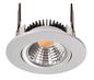 Preview: Deko-Light Deckeneinbauleuchte COB-68-24V-2700K-rund, silber, Warmweiß, 45°, 24VDC 565299