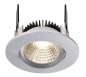 Preview: Deko-Light Deckeneinbauleuchte COB-68-24V-4000K-rund, silber, Neutralweiß, 45°, 24VDC 565301