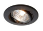 Preview: Deko-Light Deckeneinbauring, Signalschwarz, matt, 12V, GU5.3 MR16, max. 50W 686864
