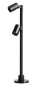 Preview: Deko-Light Displayleuchte Herculis Double, Warmweiß, Schwarz, 6V DC, 350mA 688038