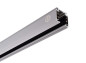 Preview: Deko-Light Schienensystem 3-Phasen 230V, D Line Aufbaustromschiene 1m grau 710001