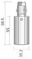 Preview: Deko-Light Schienensystem 3-Phasen 230V, D Line elektrischer Einspeiser links grau 710010