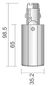 Preview: Deko-Light Schienensystem 3-Phasen 230V, D Line elektrischer Einspeiser rechts 710012