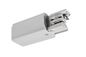 Preview: Deko-Light Schienensystem 3-Phasen 230V, D Line elektrischer Einspeiser rechts grau 710013