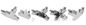 Preview: Deko-Light Schienensystem 3-Phasen 230V, D Line T-Verbinder links-links-rechts grau 710028
