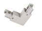 Preview: Deko-Light Schienensystem 3-Phasen 230V, D Line 90°-Verbinder links-rechts grau 710037