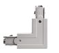Preview: Deko-Light Schienensystem 3-Phasen 230V, D Line 90°-Verbinder links-rechts grau 710037