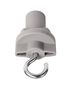 Preview: Deko-Light Schienensystem 3-Phasen 230V, D Line Schilderhaken grau 710061