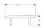 Preview: Deko-Light Schienensystem 3-Phasen 230V, D Line Abdeckblende Einbaustromschiene schwarz 710079